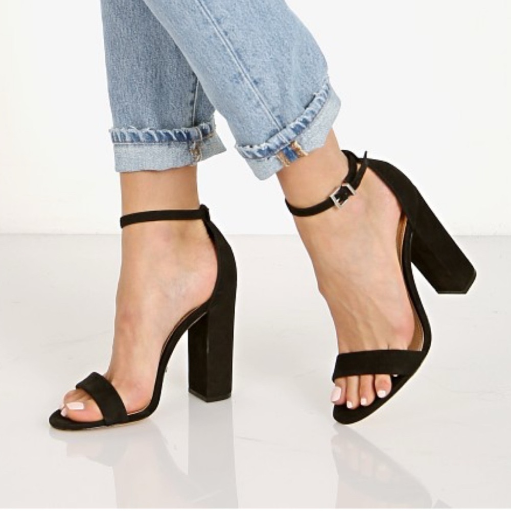 Schutz Enida Heel Black (Size 8)